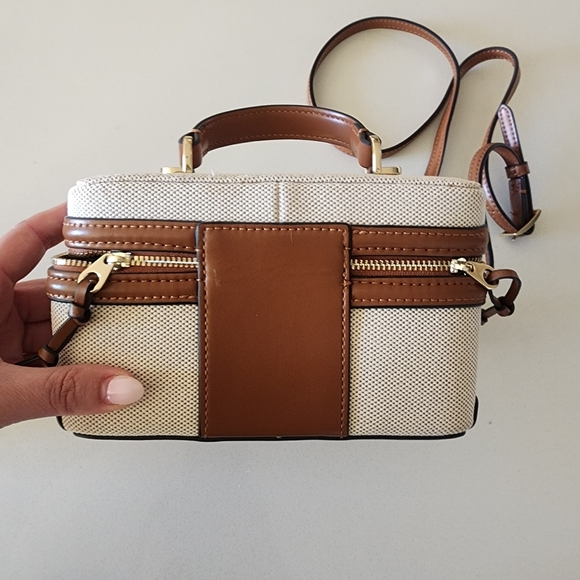 Zara Tan and Cream Women's Handbag - Picture 6 of 13